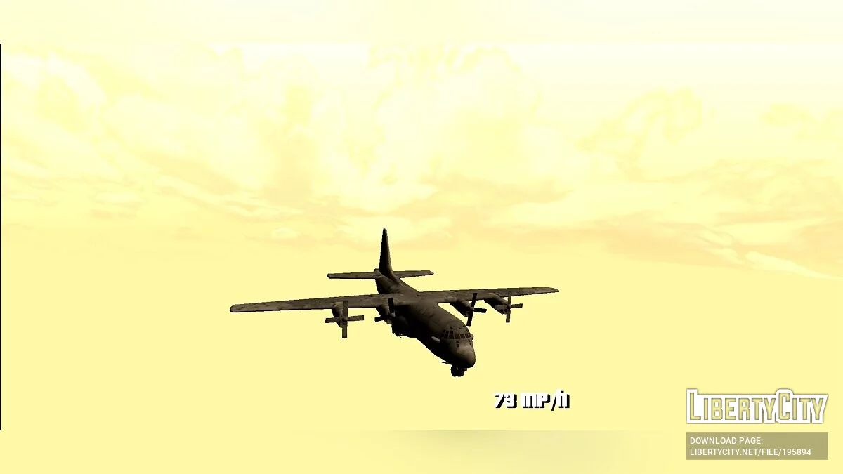 AC-130 [Только DFF] / GTA San Andreas (iOS, Android)