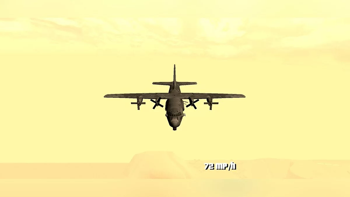 AC-130 [Только DFF] / GTA San Andreas (iOS, Android)