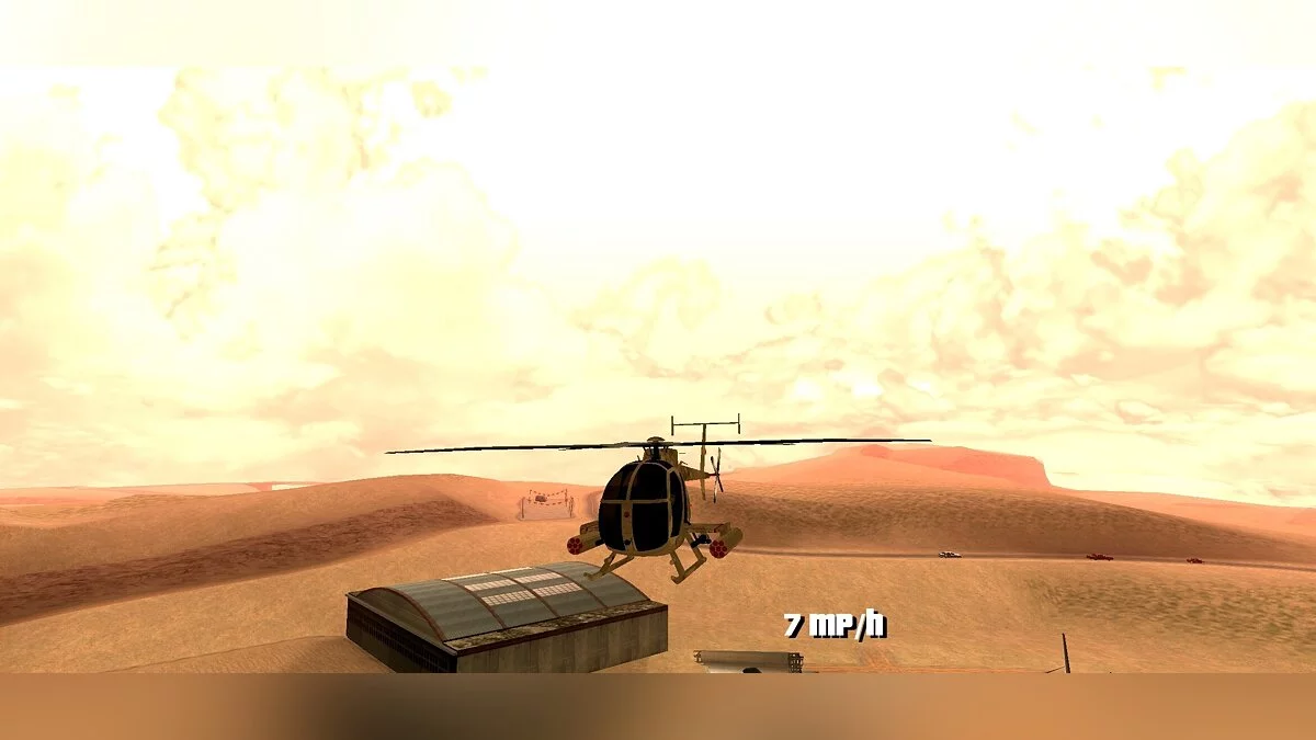 AH-6 Little Bird [DFF Only] / GTA San Andreas (iOS, Android)