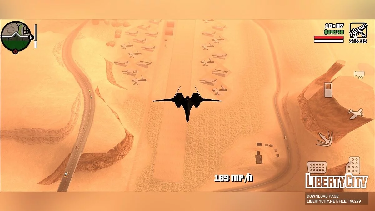 ADF-01 FALKEN [только DFF] / GTA San Andreas (iOS, Android)