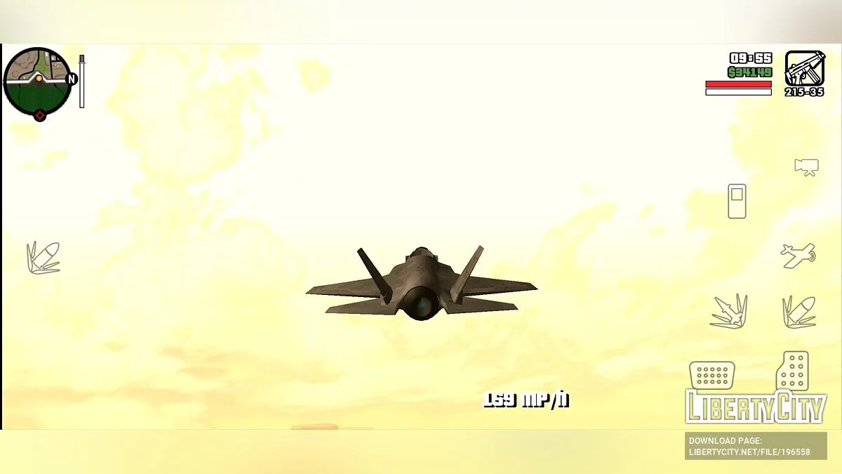 F-35 [только DFF] / GTA San Andreas (iOS, Android)