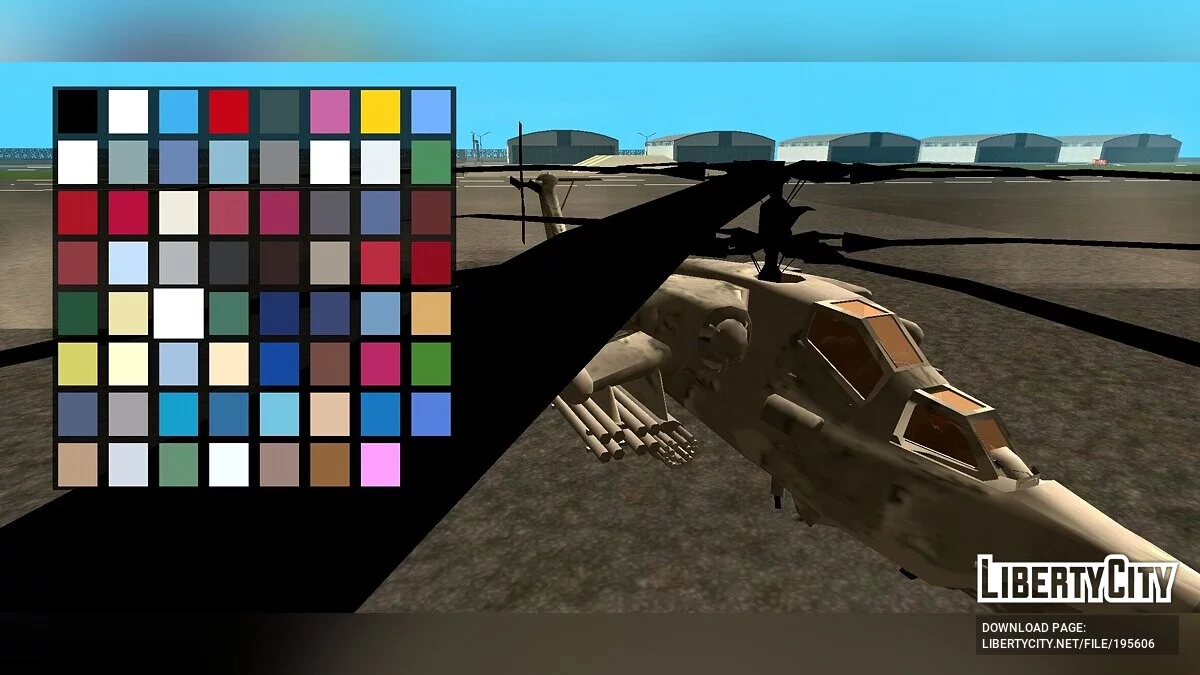 Ми-28 [Только DFF] / GTA San Andreas (iOS, Android)