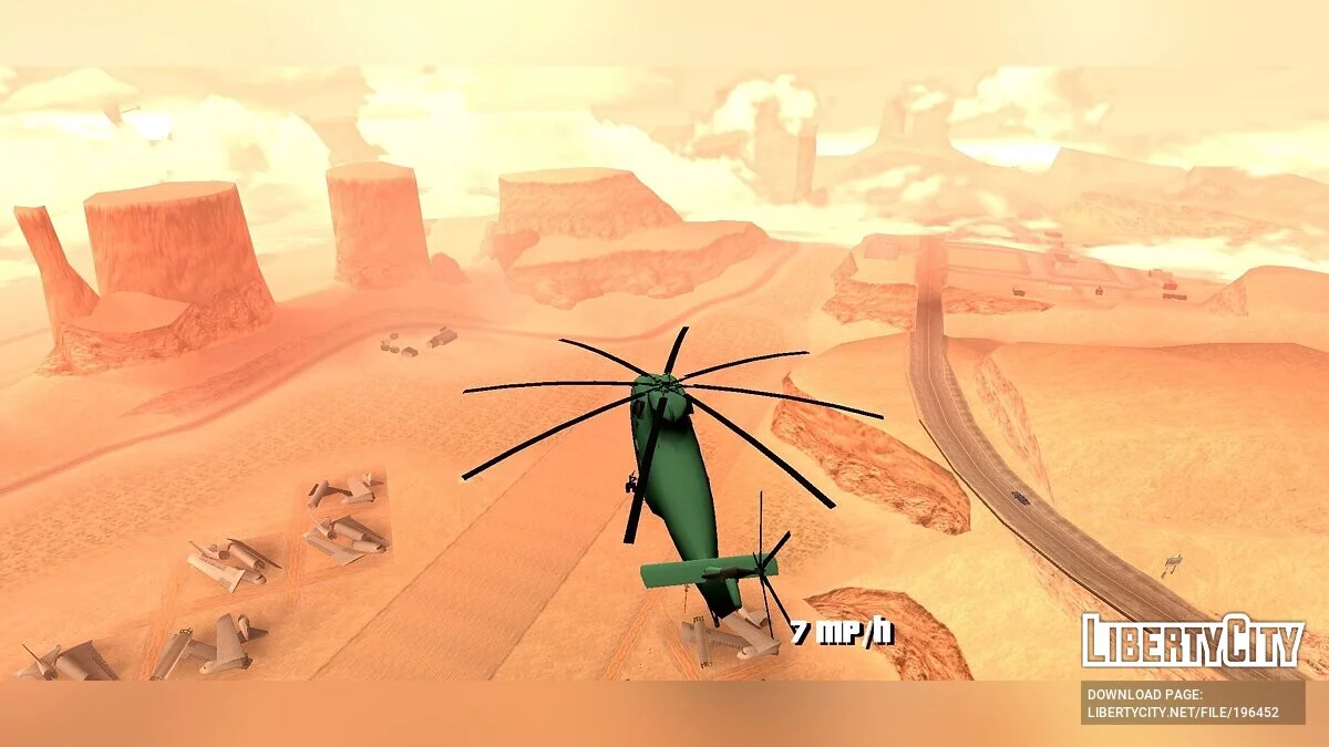 Миль Ми-26 - Гражданский [Только DFF] / GTA San Andreas (iOS, Android)