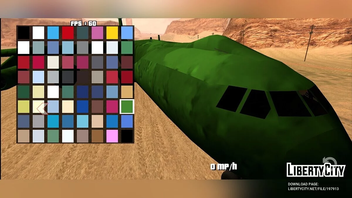 Lockheed C-141 [только DFF] / GTA San Andreas (iOS, Android)