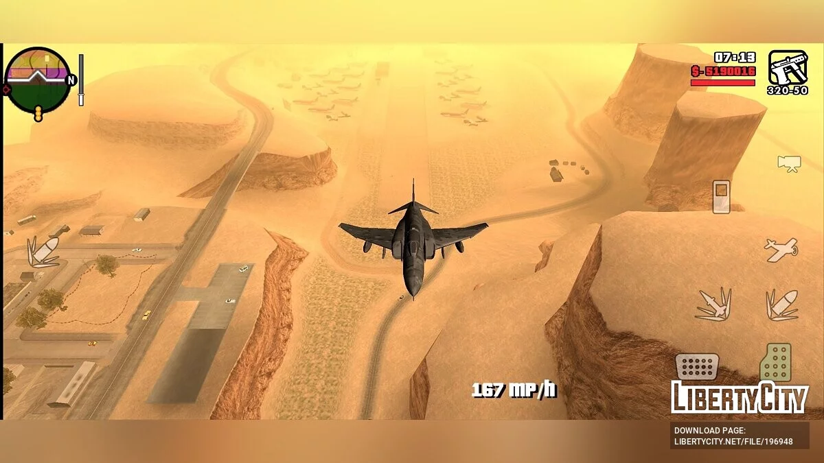 F4 Phantom [только DFF] / GTA San Andreas (iOS, Android)