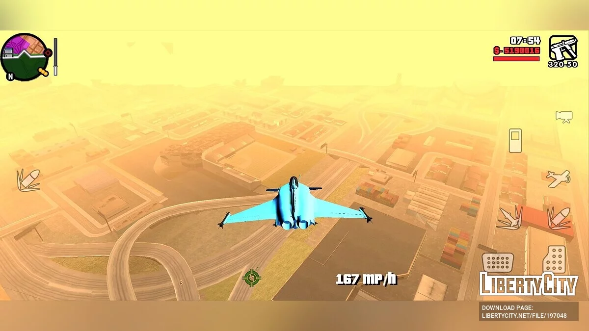 Dassault Rafale [только DFF] / GTA San Andreas (iOS, Android)