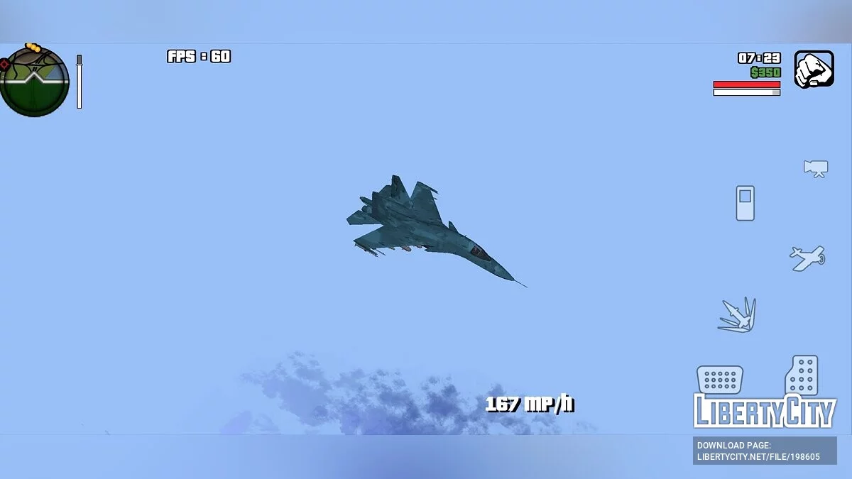 SU-34 HellDuck / GTA San Andreas (iOS, Android)