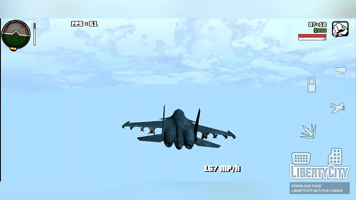 SU-34 HellDuck / GTA San Andreas (iOS, Android)