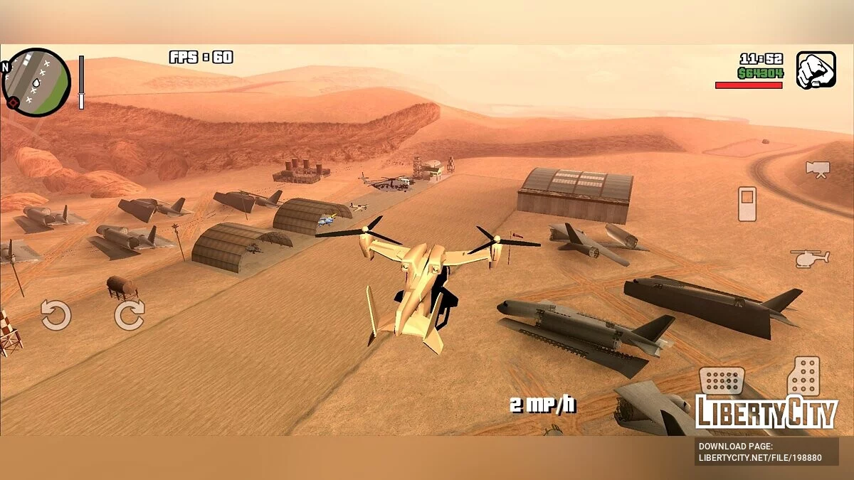 UH-144 [только DFF] / GTA San Andreas (iOS, Android)