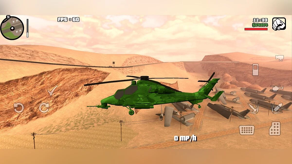 Eurocopter Tiger [DFF Only] / GTA San Andreas (iOS, Android)