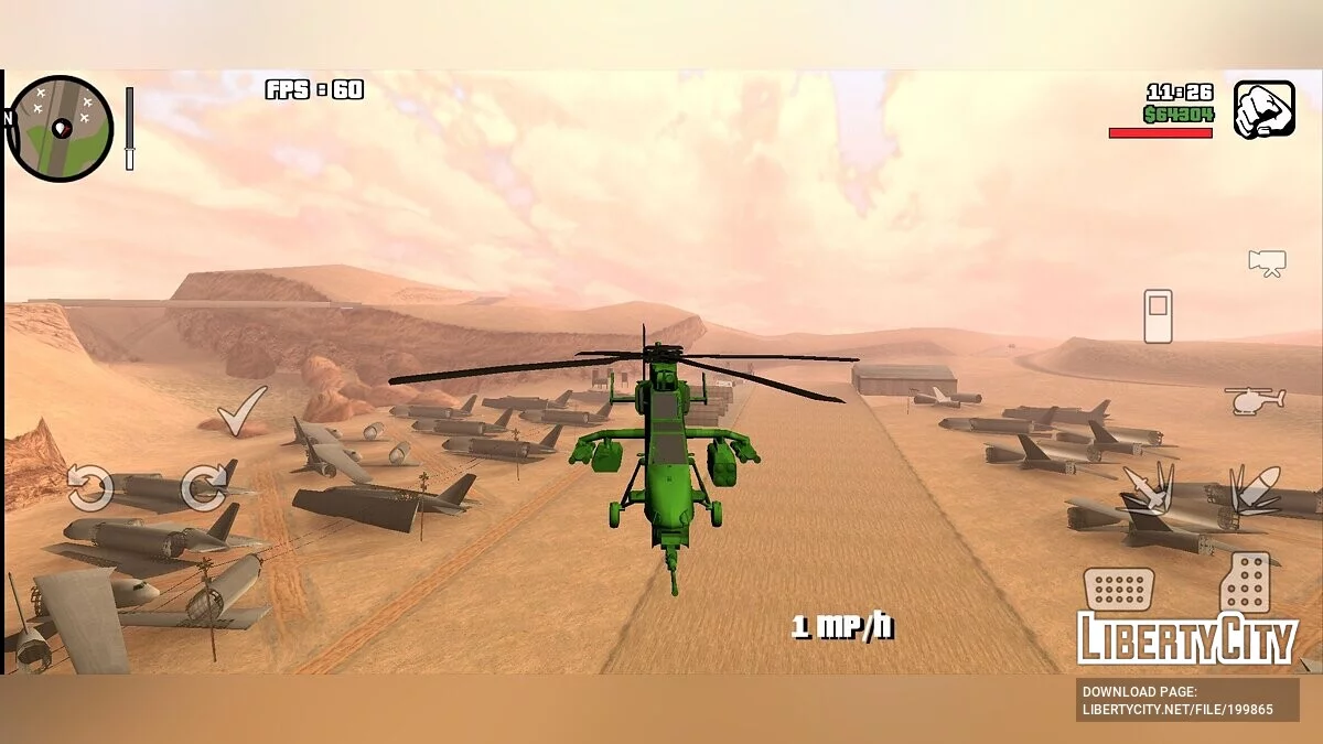 Eurocopter Tiger [DFF Only] / GTA San Andreas (iOS, Android)