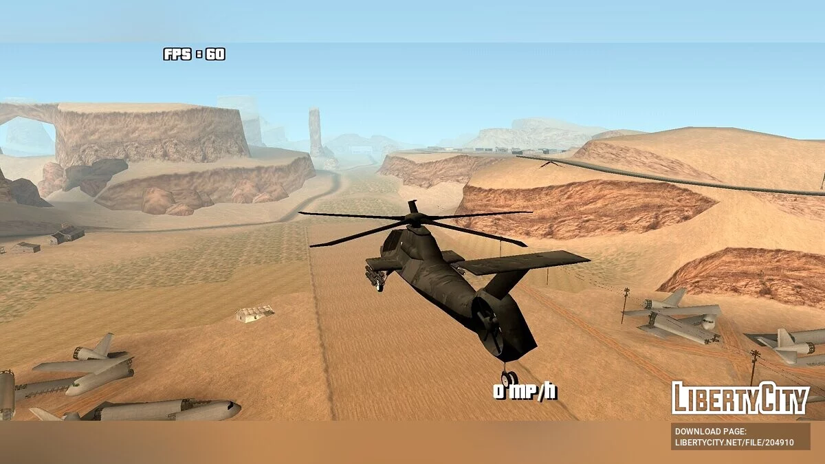 Boeing-Sikorsky RAH-66 Comanche / GTA San Andreas (iOS, Android)