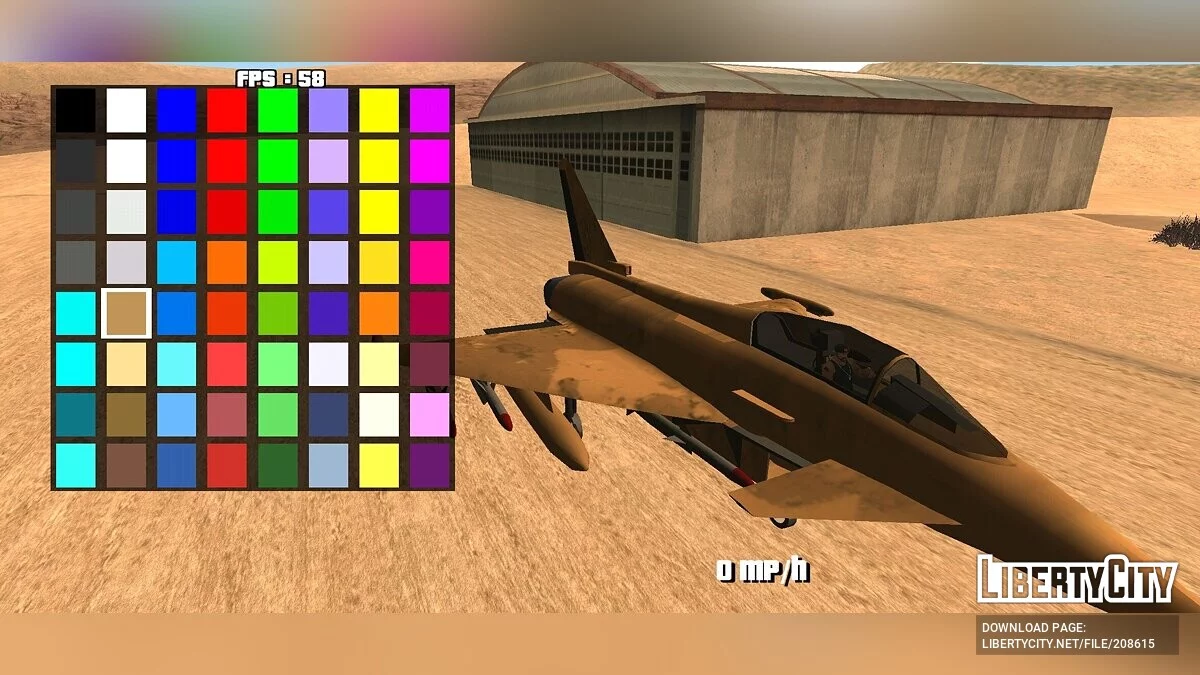 EF-2000 [DFF Only] / GTA San Andreas (iOS, Android)