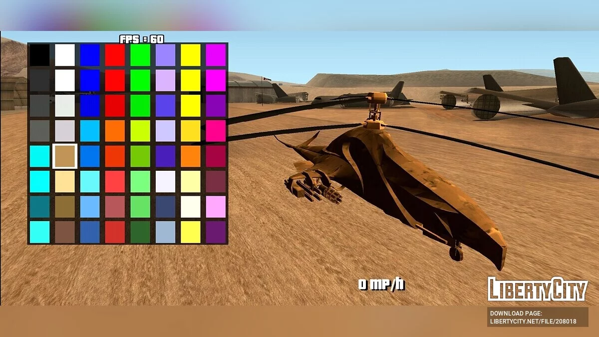 KA-85 [DFF ONLY] / GTA San Andreas (iOS, Android)