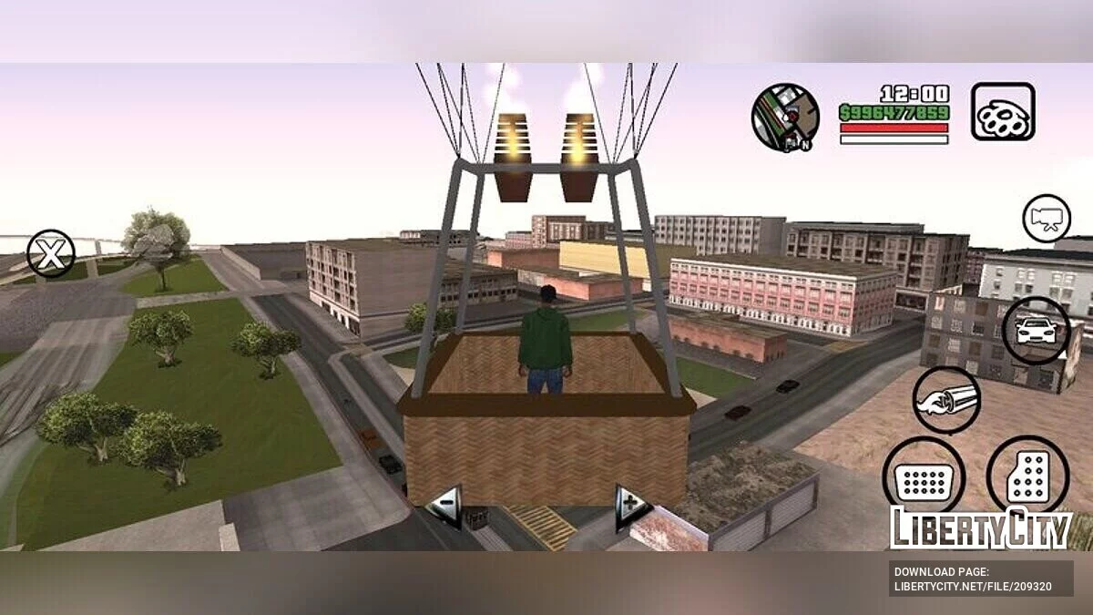 Воздушный шар / GTA San Andreas (iOS, Android)