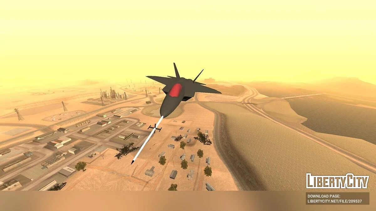 YF-23 [DFF Only] / GTA San Andreas (iOS, Android)