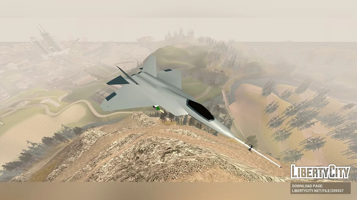 YF-23 [DFF Only] / GTA San Andreas (iOS, Android)