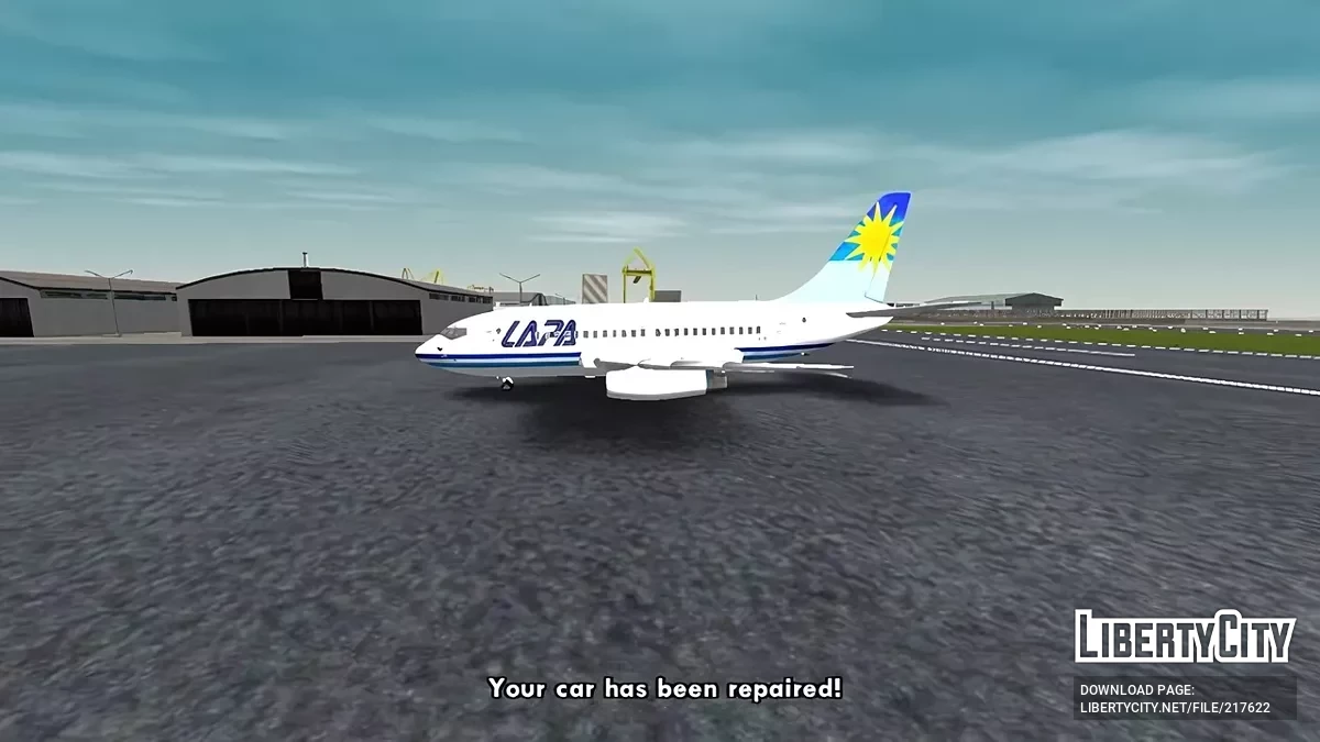 Lapa Airlines Boeing 737-200 / GTA San Andreas (iOS, Android)