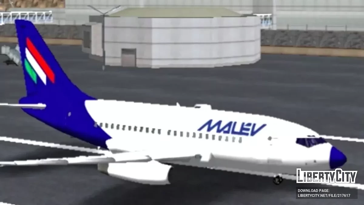 Malev Hungarian Airlines Boeing 737-200 / GTA San Andreas (iOS, Android)