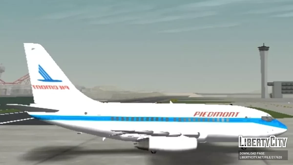 Piedmont Airlines Boeing 737-200 / GTA San Andreas (iOS, Android)