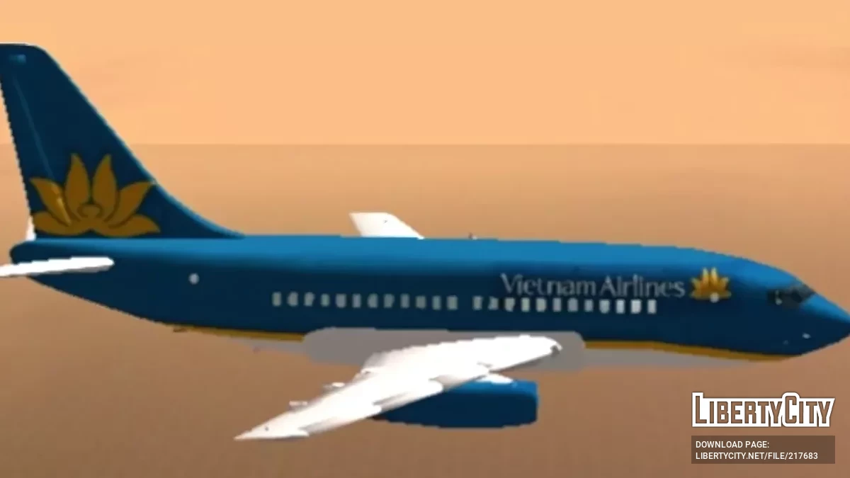 Vietnam Airlines Boeing 737-200 / GTA San Andreas (iOS, Android)
