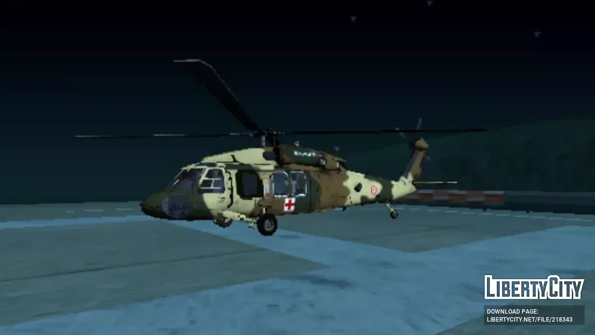 Sikorsky S-70i BlackHawk / GTA San Andreas (iOS, Android)