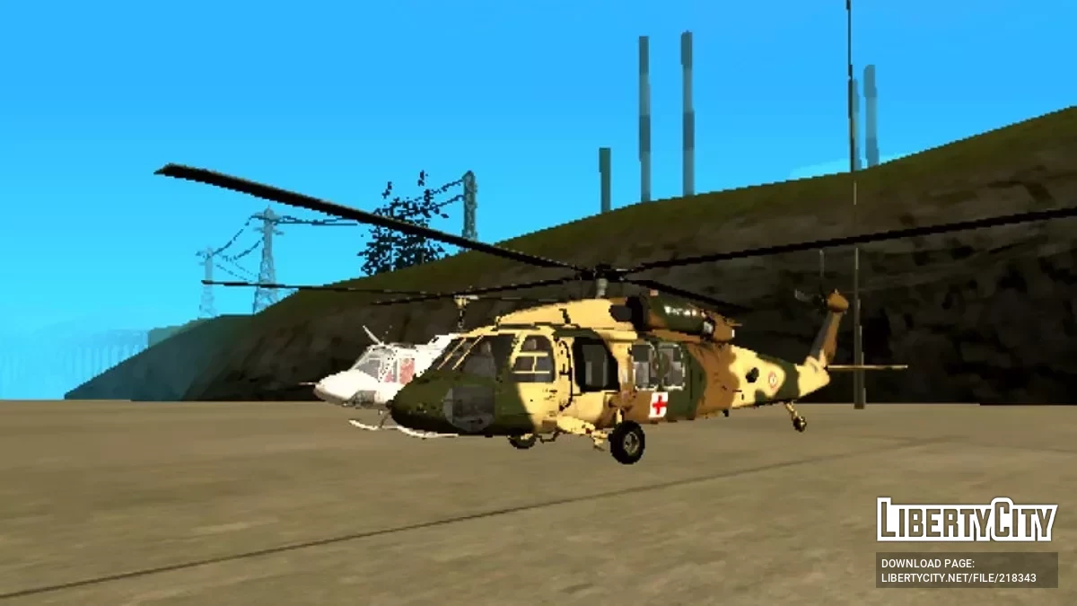 Sikorsky S-70i BlackHawk / GTA San Andreas (iOS, Android)