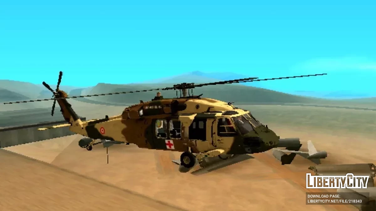 Sikorsky S-70i BlackHawk / GTA San Andreas (iOS, Android)