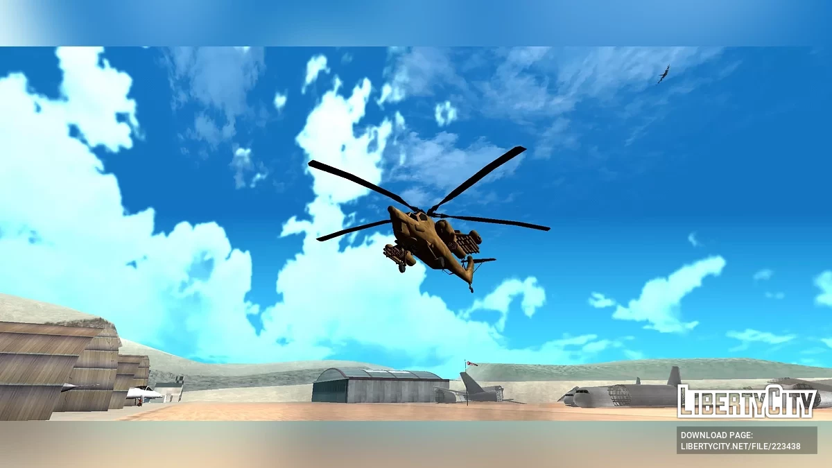 Ми-28 Ночной охотник [Только DFF] / GTA San Andreas (iOS, Android)