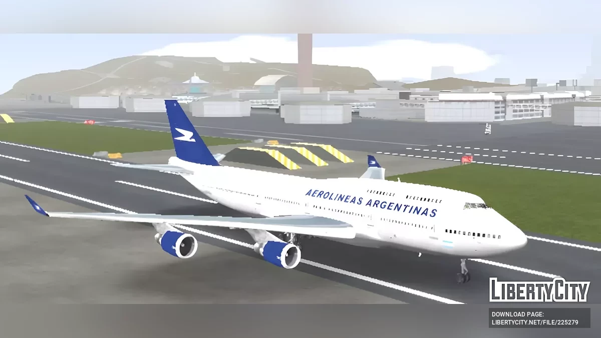 Aerolineas Argentinas Boeing 747 / GTA San Andreas (iOS, Android)