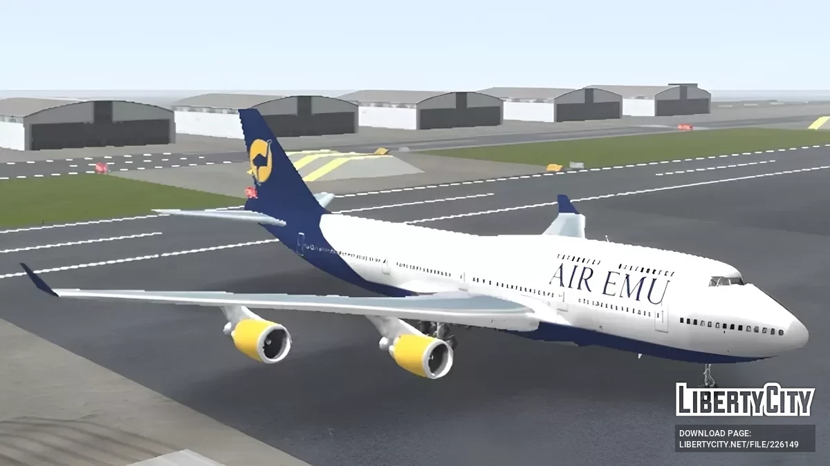 Air Emu Boeing 747 / GTA San Andreas (iOS, Android)