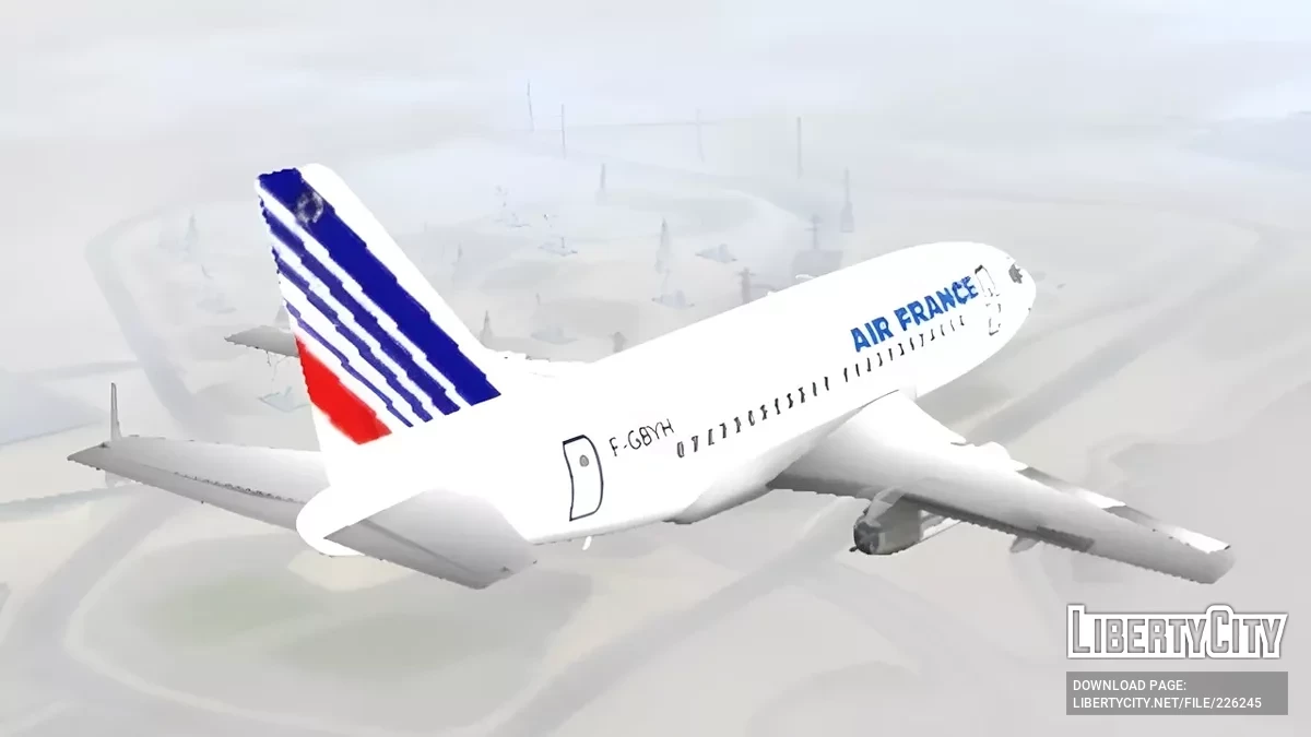 Air France Boeing 737-200 / GTA San Andreas (iOS, Android)