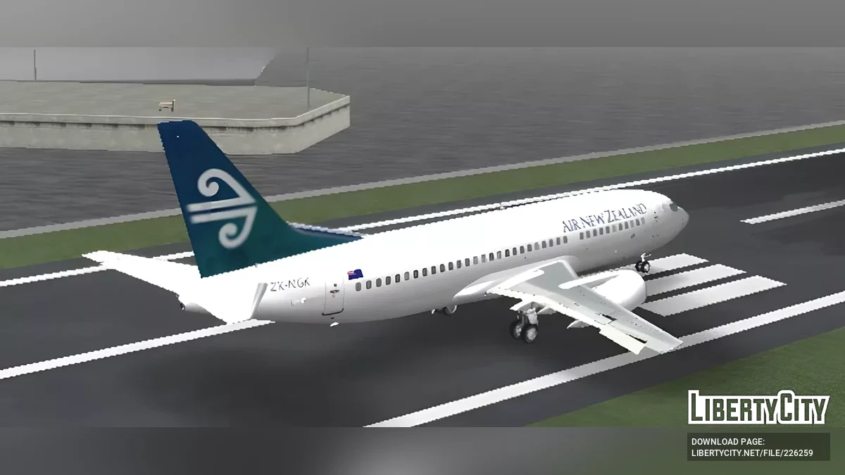 Air New Zealand Boeing 737-300 / GTA San Andreas (iOS, Android)