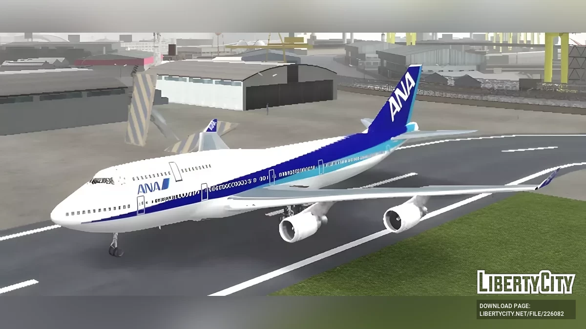All Nippon Airways Boeing 747 / GTA San Andreas (iOS, Android)