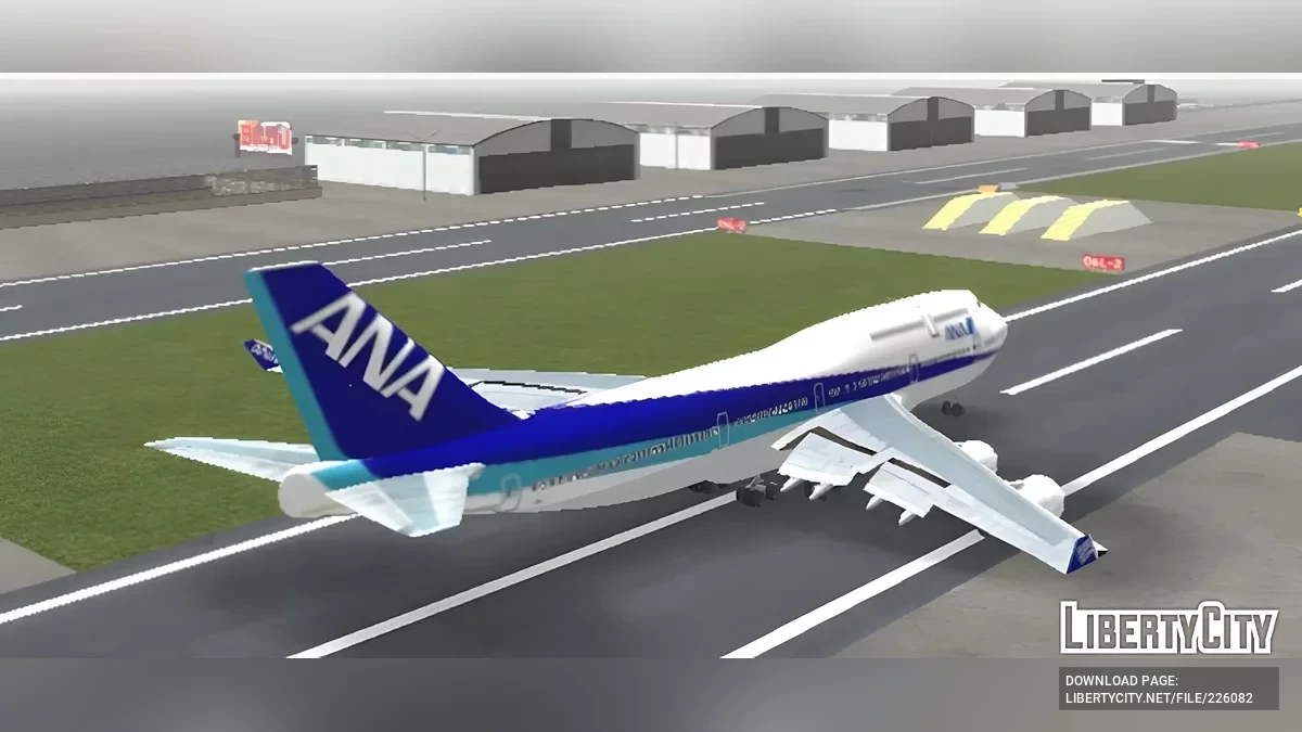 All Nippon Airways Boeing 747 / GTA San Andreas (iOS, Android)