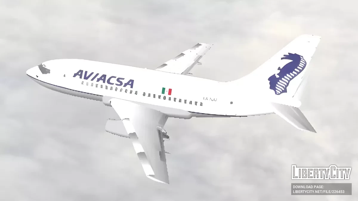 Aviacsa Boeing 737-200 / GTA San Andreas (iOS, Android)