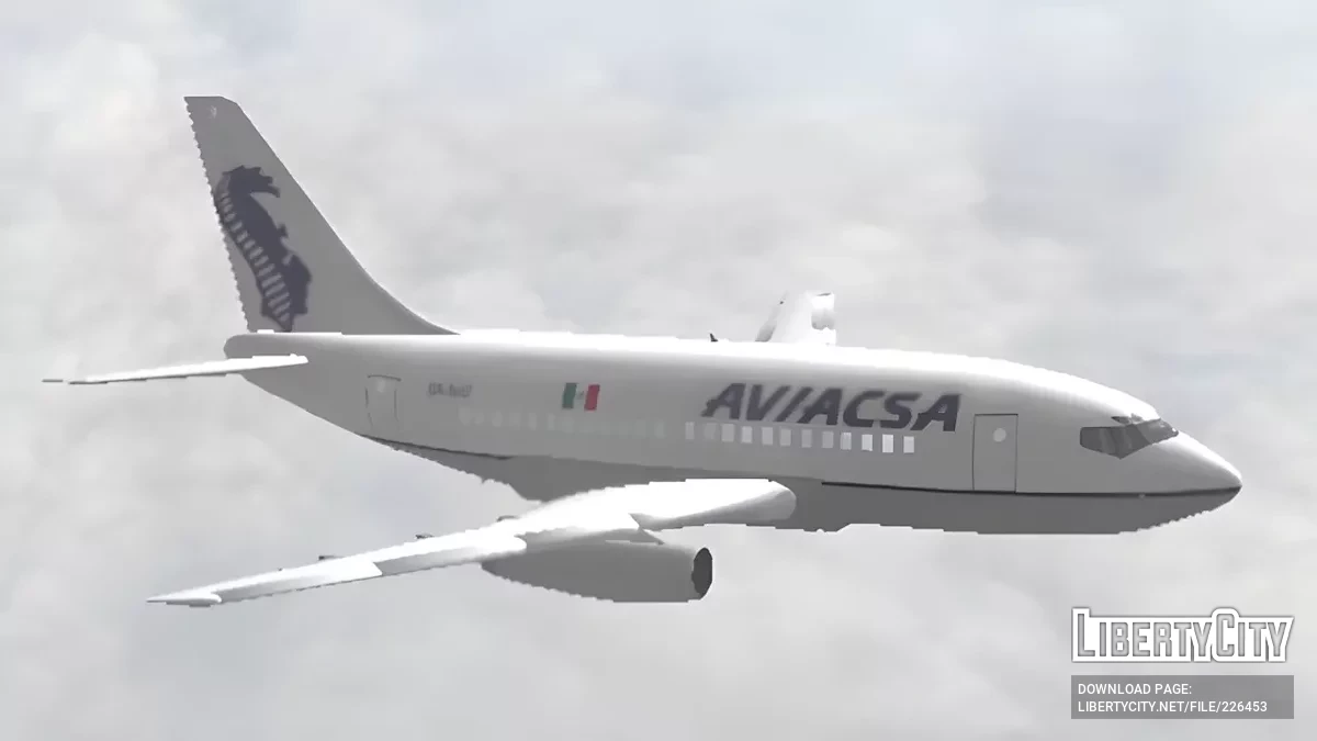 Aviacsa Boeing 737-200 / GTA San Andreas (iOS, Android)