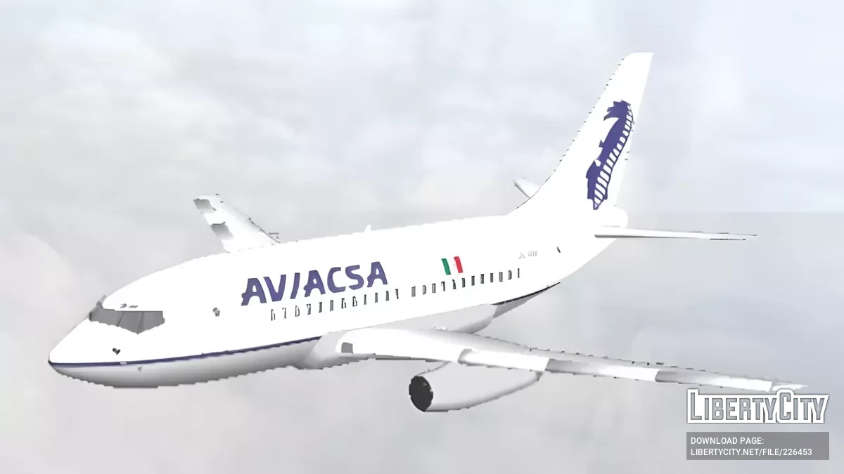 Aviacsa Boeing 737-200 / GTA San Andreas (iOS, Android)
