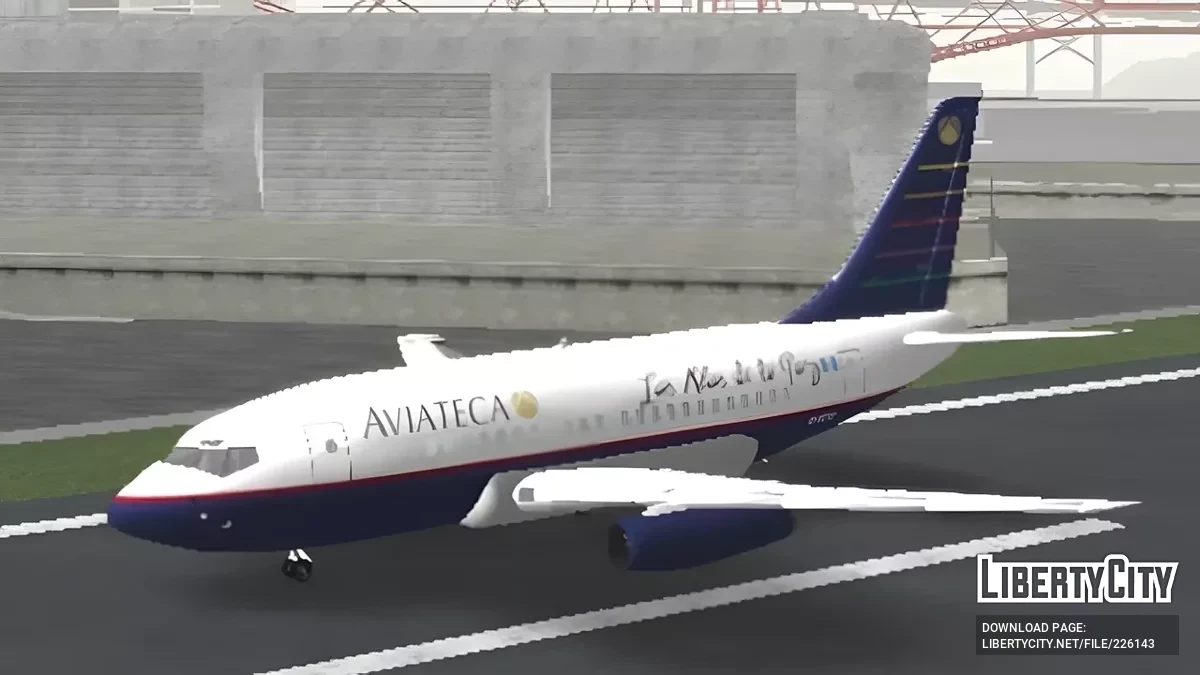 Aviateca Boeing 737-200 / GTA San Andreas (iOS, Android)