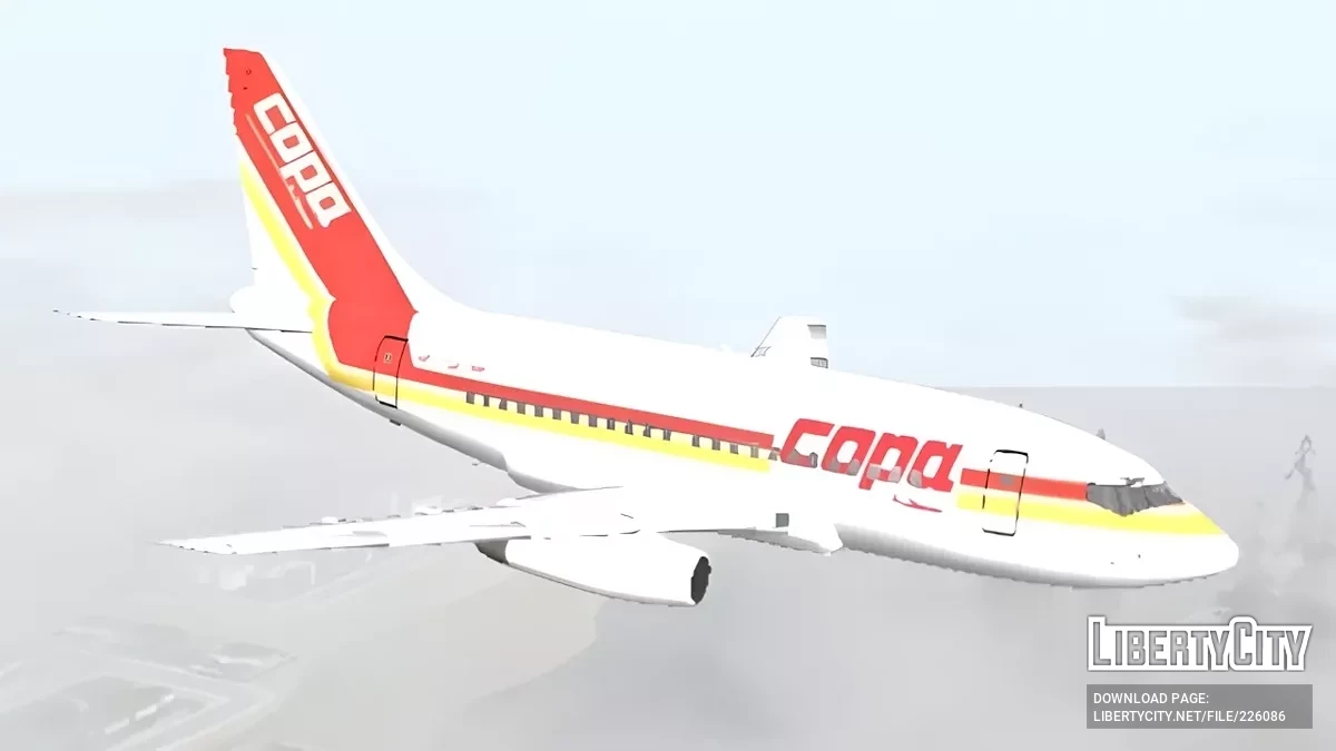 Copa Airlines Boeing 737-200 / GTA San Andreas (iOS, Android)