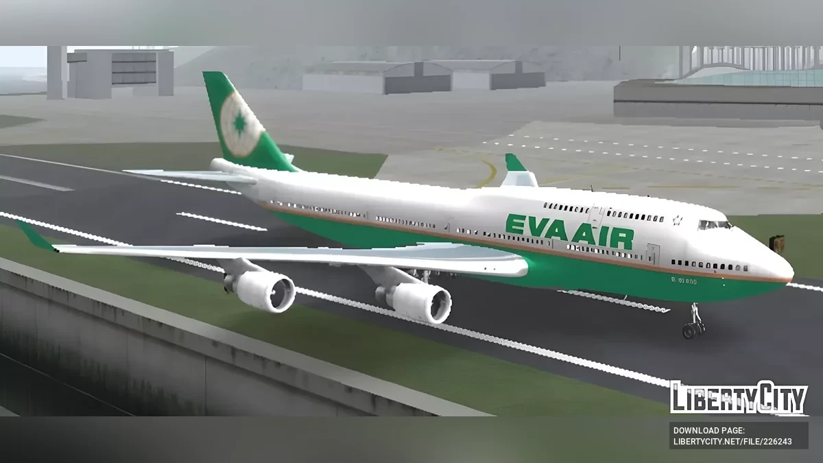 Eva Air Boeing 747 / GTA San Andreas (iOS, Android)