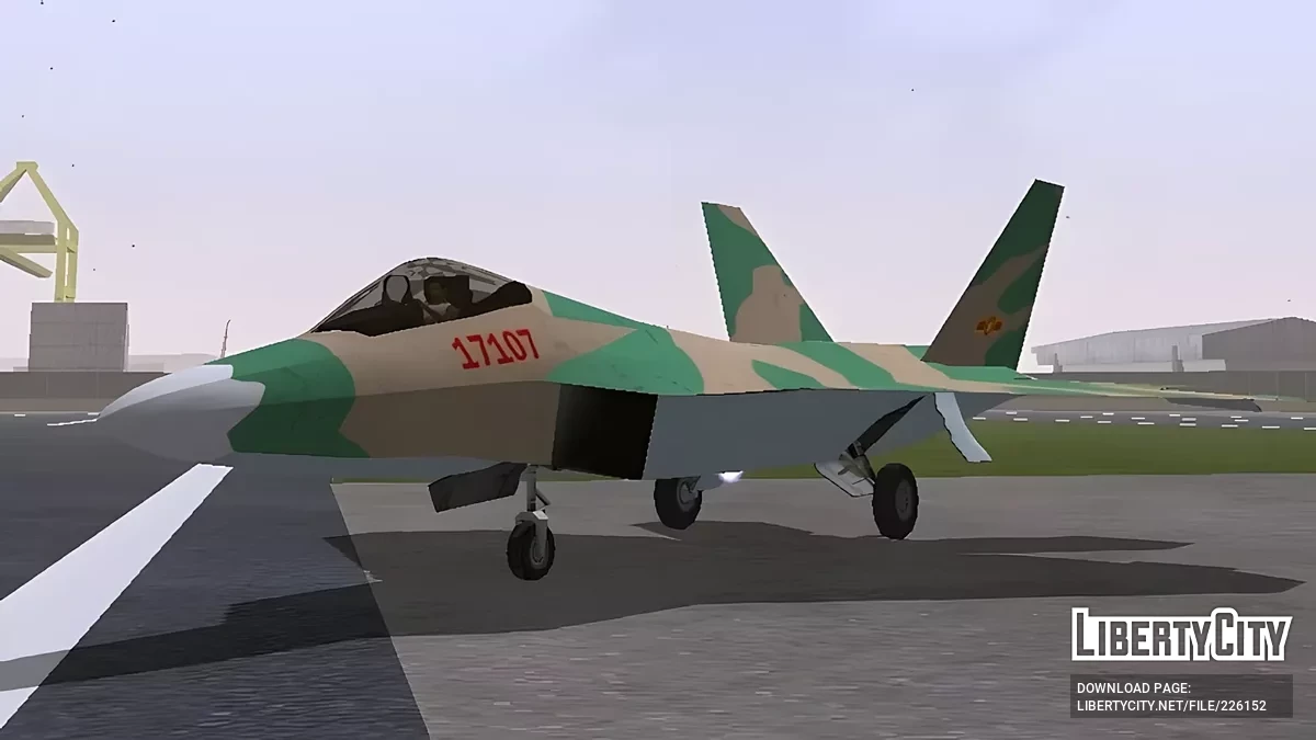 F-22 Raptor VNPAF Su30MK2 Camouflage / GTA San Andreas (iOS, Android)