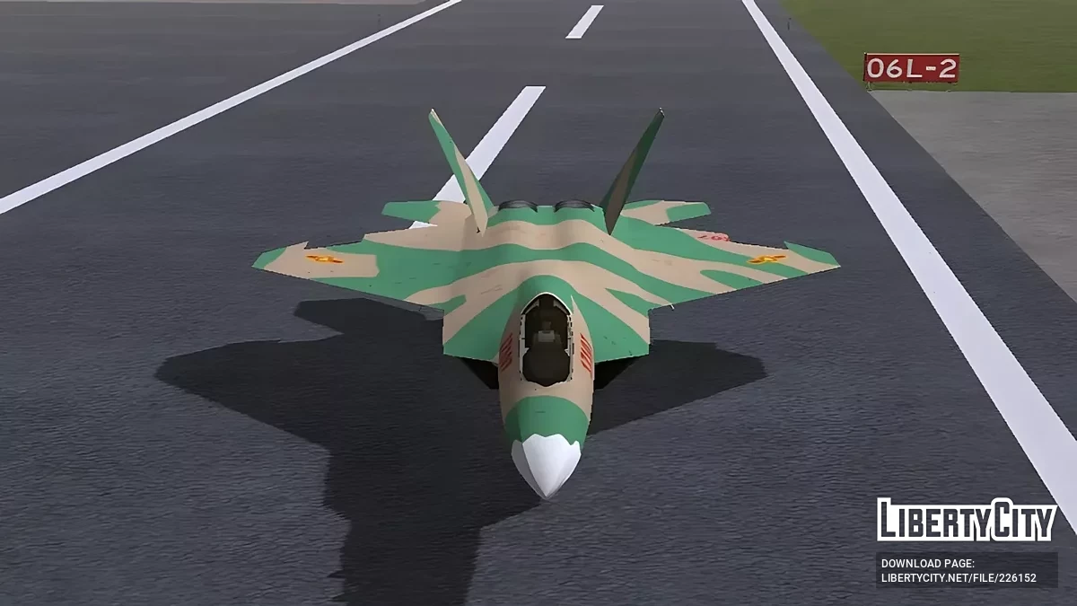 F-22 Raptor VNPAF Su30MK2 Camouflage / GTA San Andreas (iOS, Android)