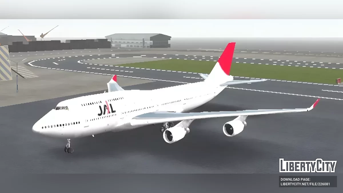 Japan Airlines Boeing 747 / GTA San Andreas (iOS, Android)