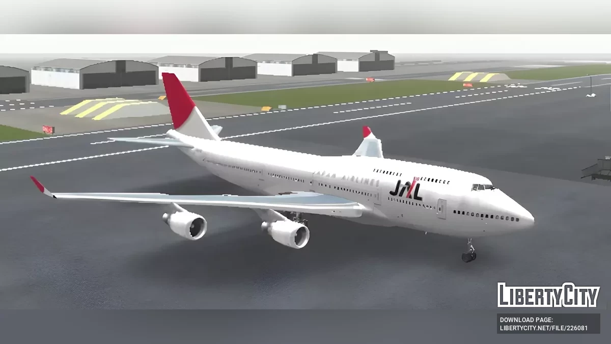 Japan Airlines Boeing 747 / GTA San Andreas (iOS, Android)