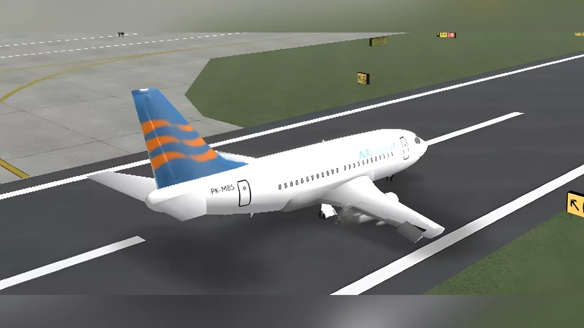 Merpati Boeing 737-200 / GTA San Andreas (iOS, Android)