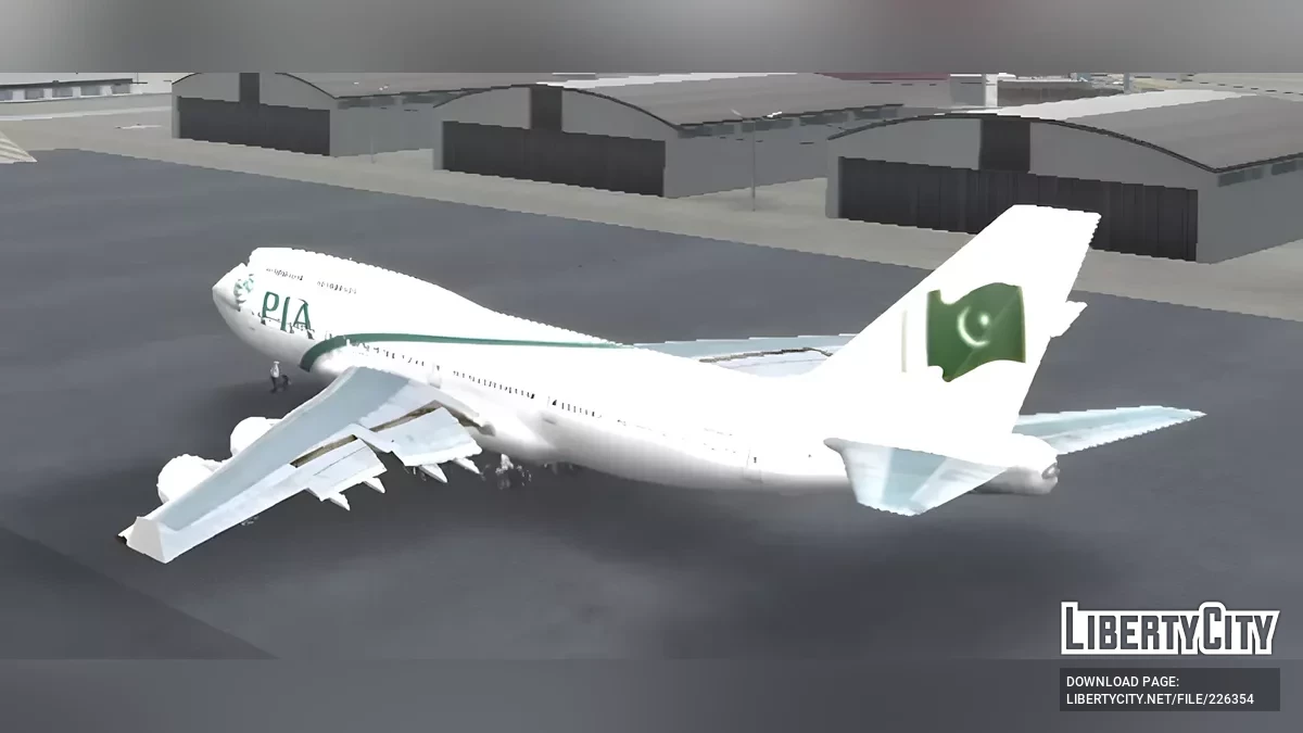 PIA Boeing 747 / GTA San Andreas (iOS, Android)