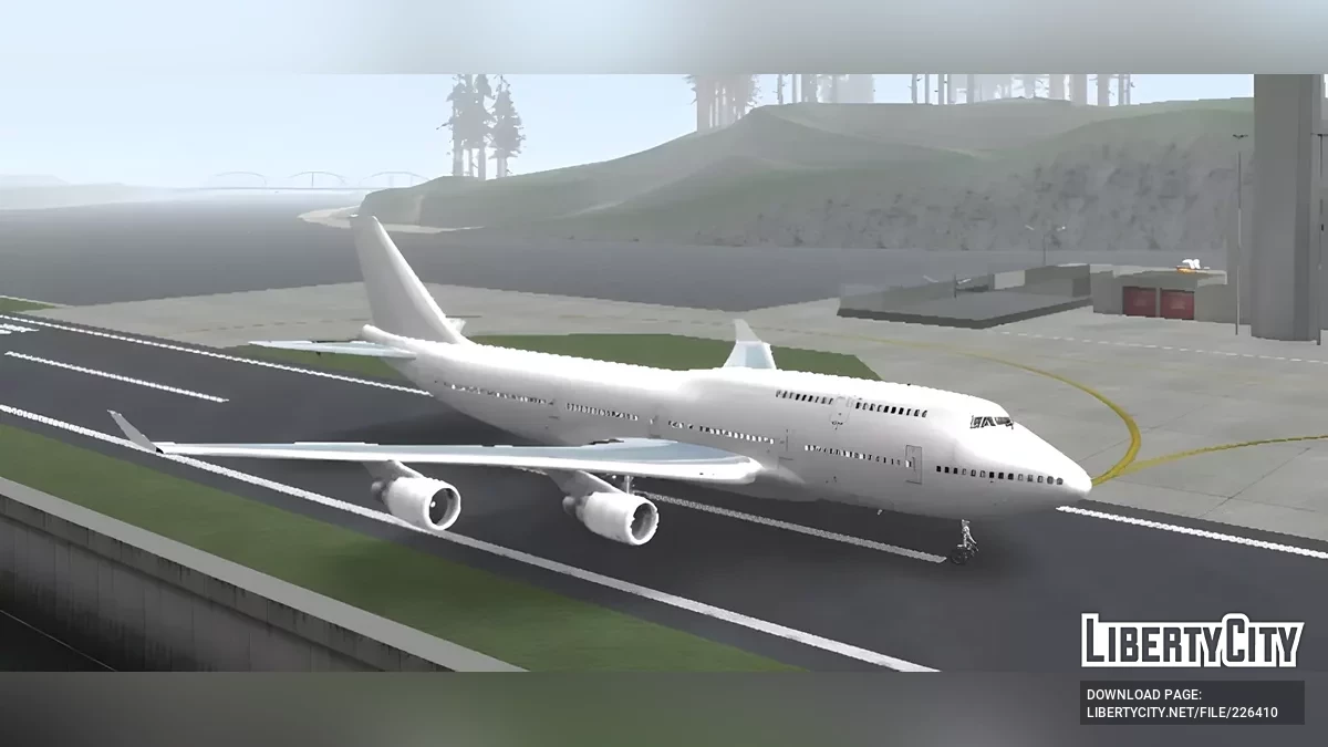 Plain White Boeing 747 / GTA San Andreas (iOS, Android)
