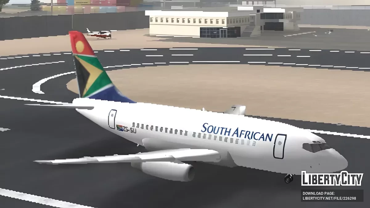 South African Airways Boeing 737-200 / GTA San Andreas (iOS, Android)