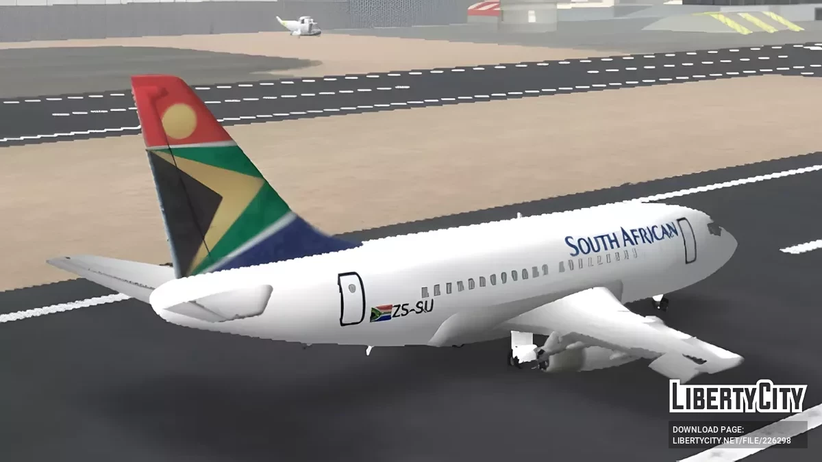 South African Airways Boeing 737-200 / GTA San Andreas (iOS, Android)